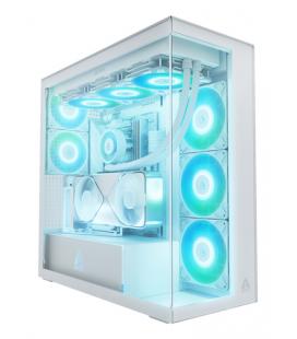 Caja gaming torre arctic vg white (cristal transparente)/ blanca