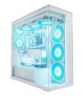 Caja gaming torre arctic vg white (cristal transparente)/ blanca
