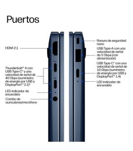 Portatil hp elitebook x flip g2i notebook ai u7 - 356h - 32gb - ssd 1tb - 14 pulgadas 3k - w11p - tactil