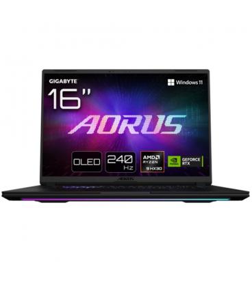 Portatil gigabyte aorus master 16 r9 - 9955x3d - 32gb - ssd 1tb - rtx 5090 24gb - 16 pulgadas - w11h