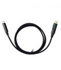 Cable thunderbolt 4 i - tec 1.5m - macho - macho - negro