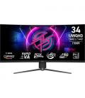 Monitor curvo gaming msi mpg 346cqrf x24 34 pulgadas uwqhd 240hz