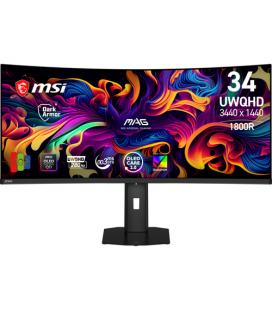 Monitor curvo gaming msi mag 341cqp 34 pulgadas uwqhd 280hz