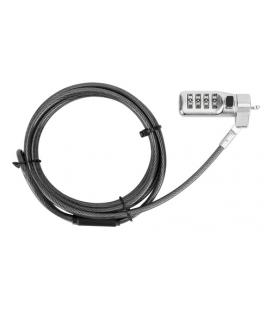 Cable de seguridad targus defcon compact reseteable con clave