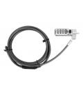 Cable de seguridad targus defcon compact reseteable con clave