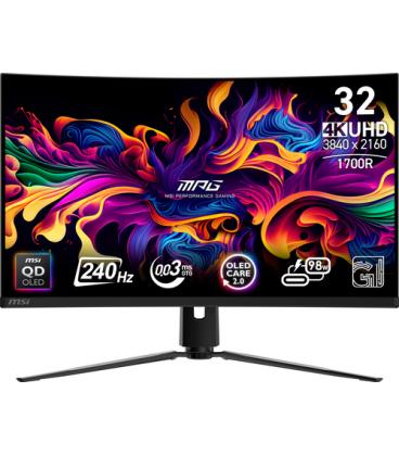 Monitor curvo gaming msi mpg 321curx 31.5 pulgadas 4k uhd 240hz