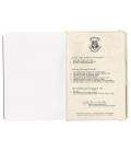 Carta hogwarts cuaderno tapa dura harry potter