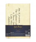 Carta hogwarts cuaderno tapa dura harry potter