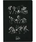 Banda skeleton cuaderno tapa blanda la novia cadaver