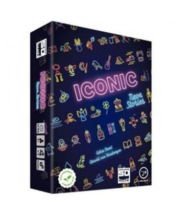 Juego de mesa iconic: neon stories