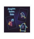 Juego de mesa iconic: neon stories