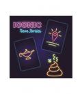 Juego de mesa iconic: neon stories
