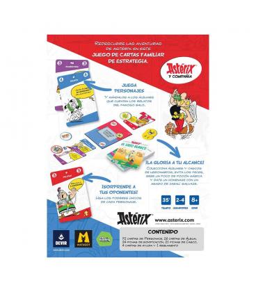 Juego de cartas asterix y compañía