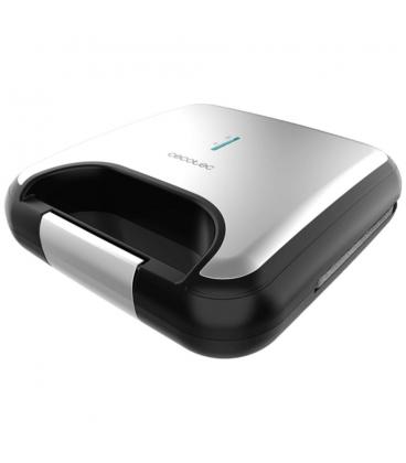 Sandwichera cecotec rock'ntoast square+ 800w hasta 2 sandwiches