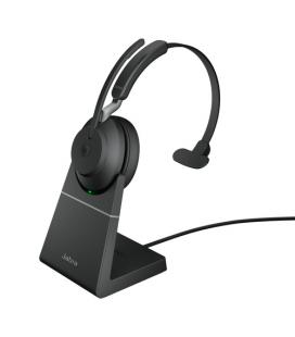 Auriculares jabra evolve2 65 ms mono inalambrico negro