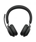 Auriculares jabra evolve2 65 ms stereo inalambrico negro