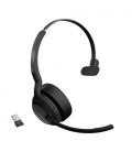 Auriculares jabra evolve2 55 ms mono inalambrico negro