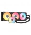 Kit refrigeracion liquida corsair icue link titan ii 360 rx rgb 3x 120mm negro