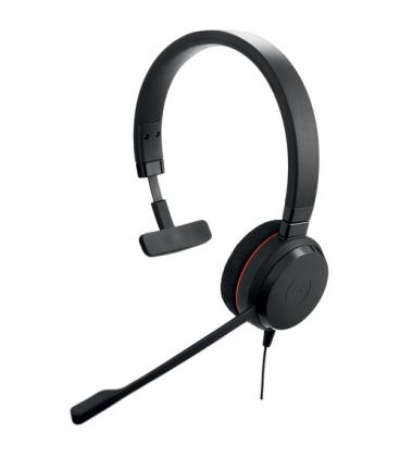 Auriculares jabra evolve 20 ms mono negro