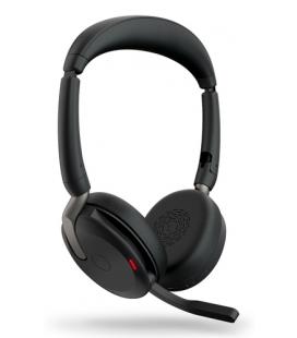 Auriculares jabra evolve2 65 flex uc stereo inalambrico negro