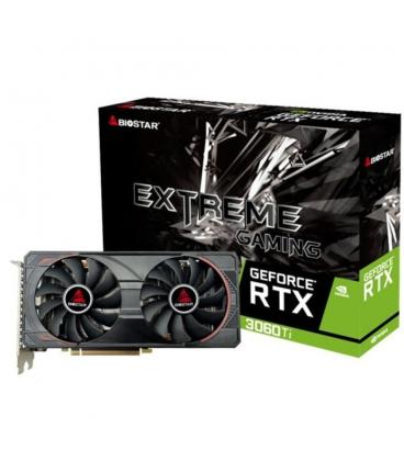 Tarjeta grafica biostar rtx 3060 ti 8gb gddr6 - 3x dp - 1x hdmi pci express 4.0