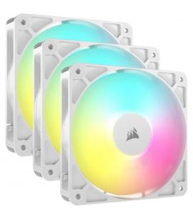 Ventilador caja corsair rs120 argb 3x 120mm blanco