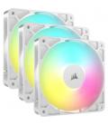 Ventilador caja corsair rs120 argb 3x 120mm blanco