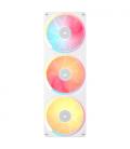 Ventilador caja corsair icue link lx360 rgb 3x 120mm blanco