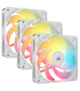 Ventilador caja corsair rs120 - r argb 3x 120mm blanco