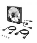 Ventilador caja corsair rs120 ii argb 120mm negro