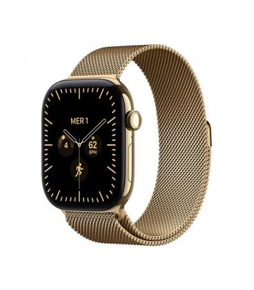 Smartwatch apple watch s12 gps + cell 46mm radiant gold titanium milanese loop m - l