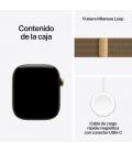 Smartwatch apple watch s12 gps + cell 46mm radiant gold titanium milanese loop m - l
