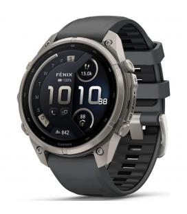 Smartwatch garmin fenix 9 pro amoled lte 47mm titanium correa gris