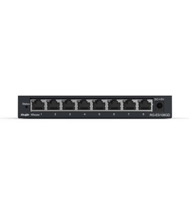 RUIJIE REYEE RG-ES108GD 8-PORT 10/100/1000 MBPS DESKTOP SWITCH METAL CASE