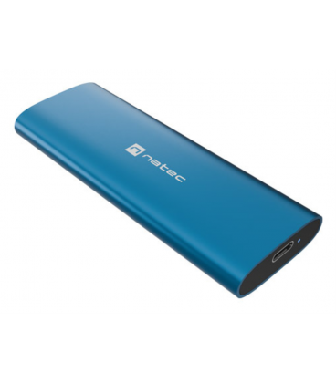 CARCASA SSD NATEC RHINO M.2 NVME LITE USB-C 3.2 GEN 2 AZUL HORIZONTE