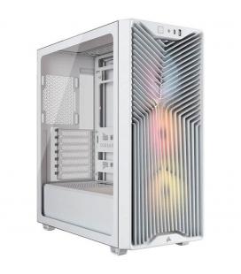 Caja ordenador gaming corsair 3200d rs argb atx cristal templado blanca
