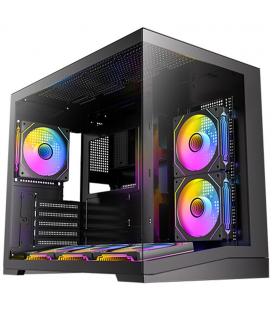 Caja ordenador gaming antec cx m3 matx argb cristal templado negra