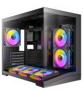 Caja ordenador gaming antec cx m3 matx argb cristal templado negra