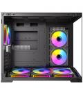 Caja ordenador gaming antec cx m3 matx argb cristal templado negra