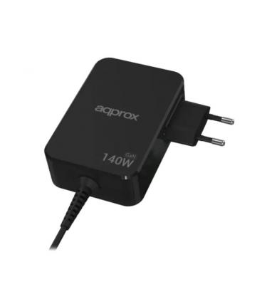 Approx cargador universal gan usb-c 140w
