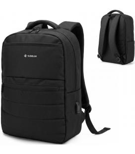 Mochila subblim compact backpack 15l para portátiles hasta 15.6'/ repelente al agua/ cinta para trolley/ negra