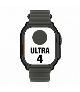 Apple watch ultra 4/ gps/ 49mm/ caja de titanio negro/ correa ocean negro translucido