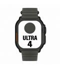 Apple watch ultra 4/ gps/ 49mm/ caja de titanio negro/ correa ocean negro translucido