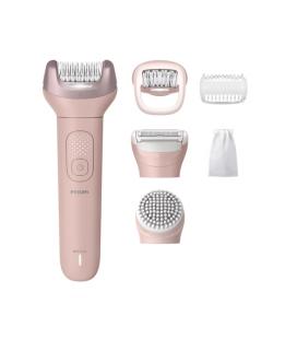 Depiladora philips epilator series 9000 bre718/ con batería/ 6 accesorios