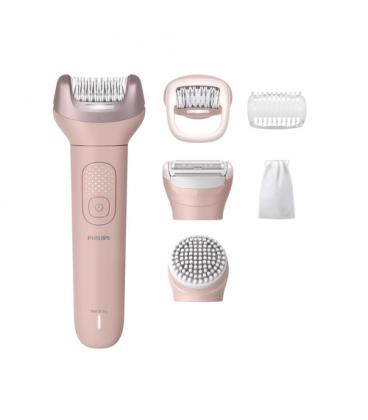 Depiladora philips epilator series 9000 bre718/ con batería/ 6 accesorios