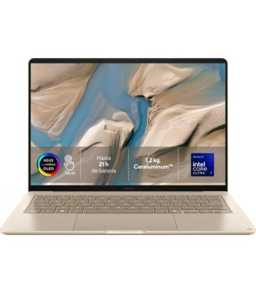 Portátil asus zenbook 14 oled ux3480aa-su536w intel core ultra 7-355/ 24gb/ 512gb ssd/ 14'/ win11