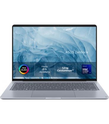 Portátil asus zenbook 14 oled ux3480aa-u1537 intel core ultra 7-355/ 16gb/ 512gb ssd/ 14'/ sin sistema operativo