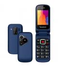 Teléfono móvil sunstech celt24 para personas mayores/ azul