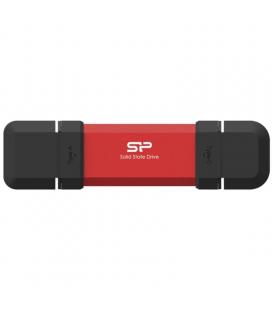 Sp memoria usb ds72 250gb usb a+c 3.2 gen2 rojo