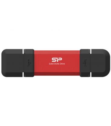 Sp memoria usb ds72 250gb usb a+c 3.2 gen2 rojo